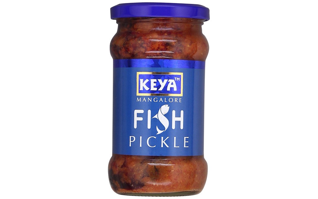 Keya Mangalore Fish Pickle   Glass Jar  270 grams